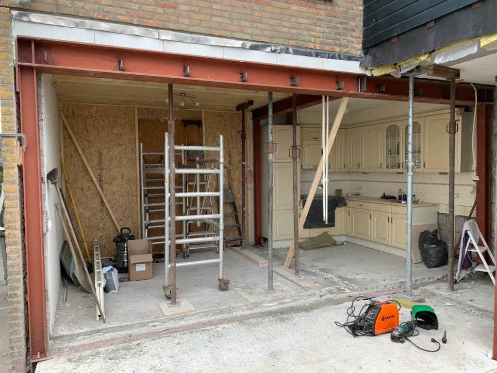 staalconstructie aanbouw