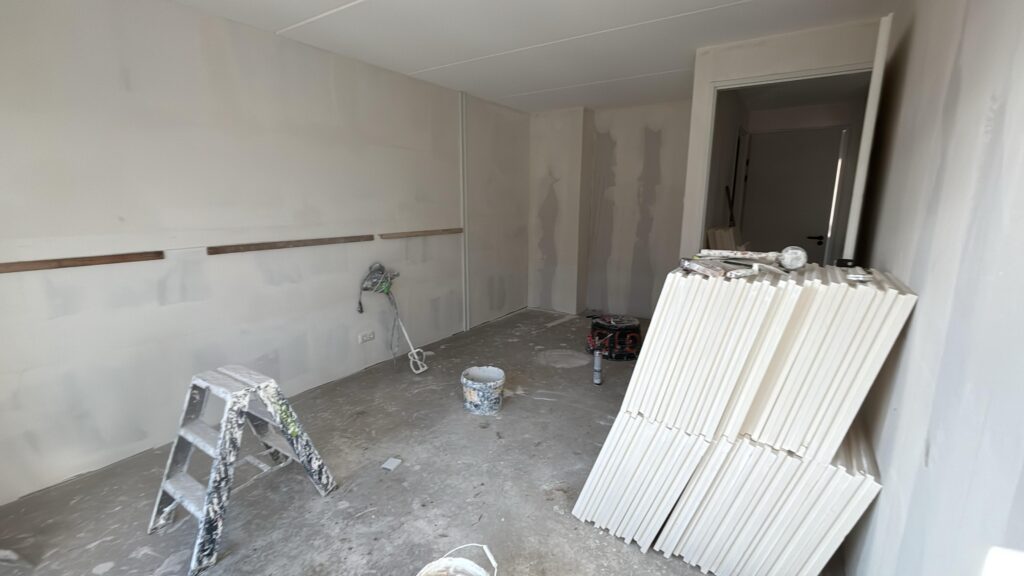 Starten met tussenwand Breda