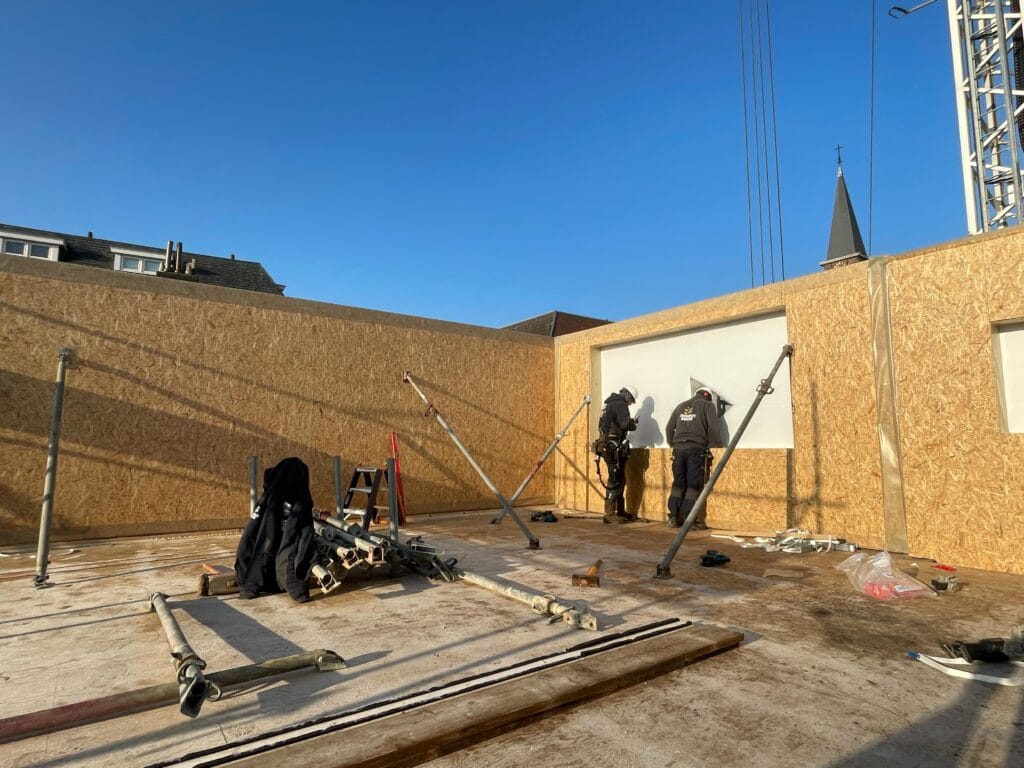 Prefab wanden huis