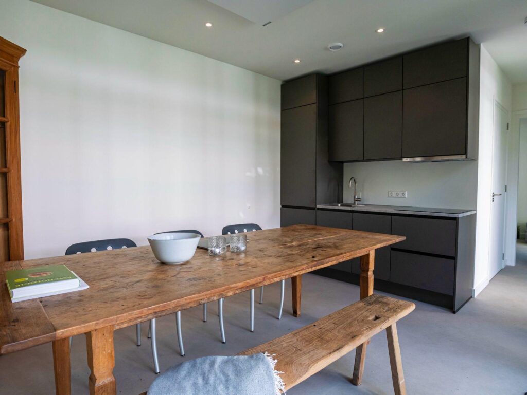 Prefab duurzaam huis woonkamer