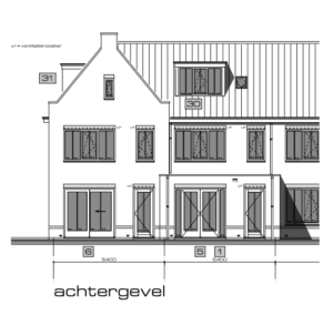 bouwtekening uitbouw ridderkerk