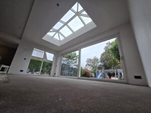 uitbouw met daklicht extra woonruimte